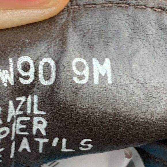 Bass Arianna Brown Reptile Snake Animal Print Square Toe Comfort Shoes size 9 - Picture 12 of 16